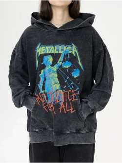 Худи PARABOLA Metallica оверсайз варенка для мужчин и женщин