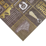 Бумага для скрапбукинга с голографическим фольгированием "For real man"