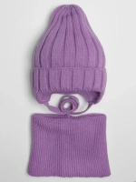 Шапка детская осенняя со снудом