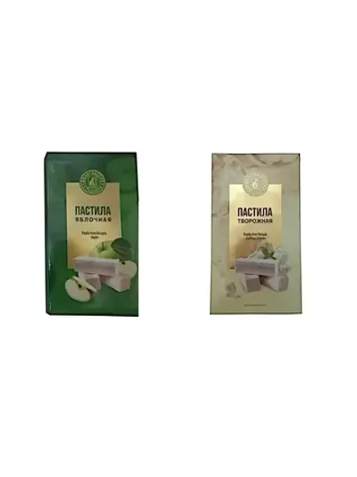 Пастила Яблочная и Творожная - 2 шт