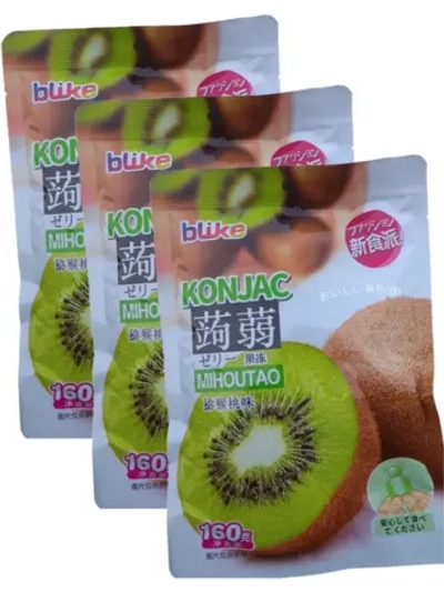 Желе мармеладное конняку с конжаком Киви 160 г * 3 шт