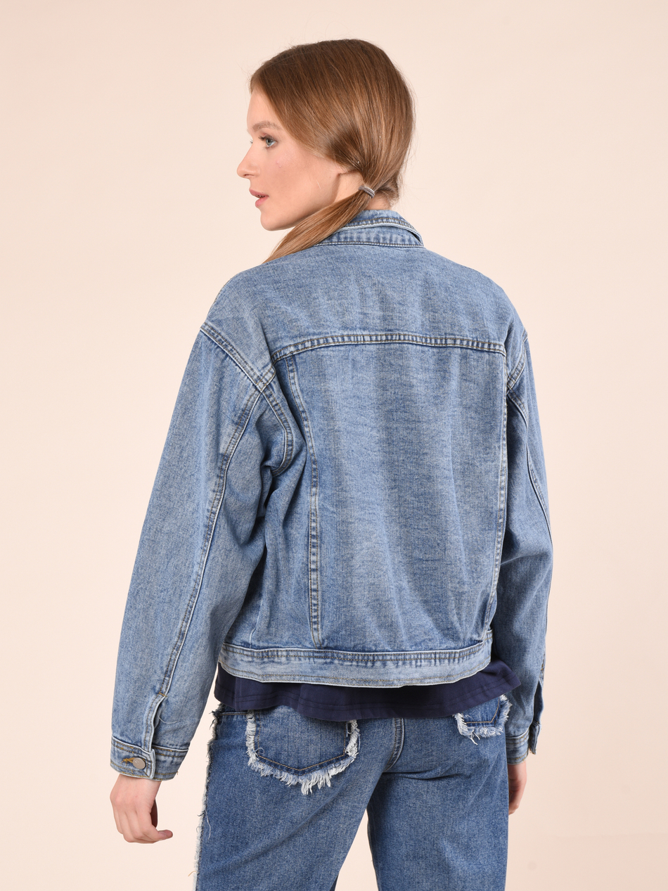 Куртка женская джинсовая