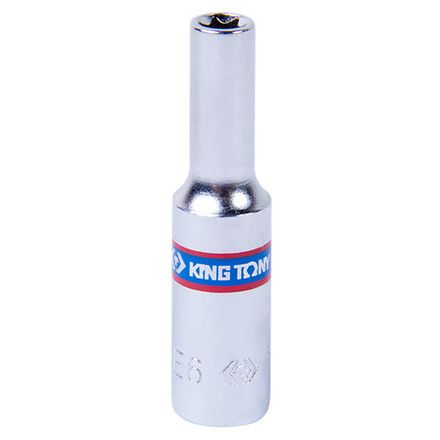 Цена на KING TONY (227506M) Головка торцевая глубокая TORX Е-стандарт 1/4", E6