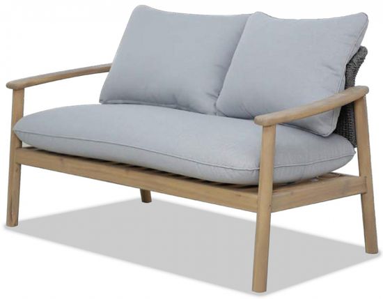 Диван деревянный двухместный с подушками Freeport