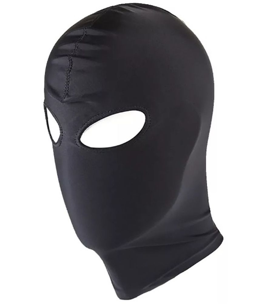 Маска-шлем с открытыми глазами черная