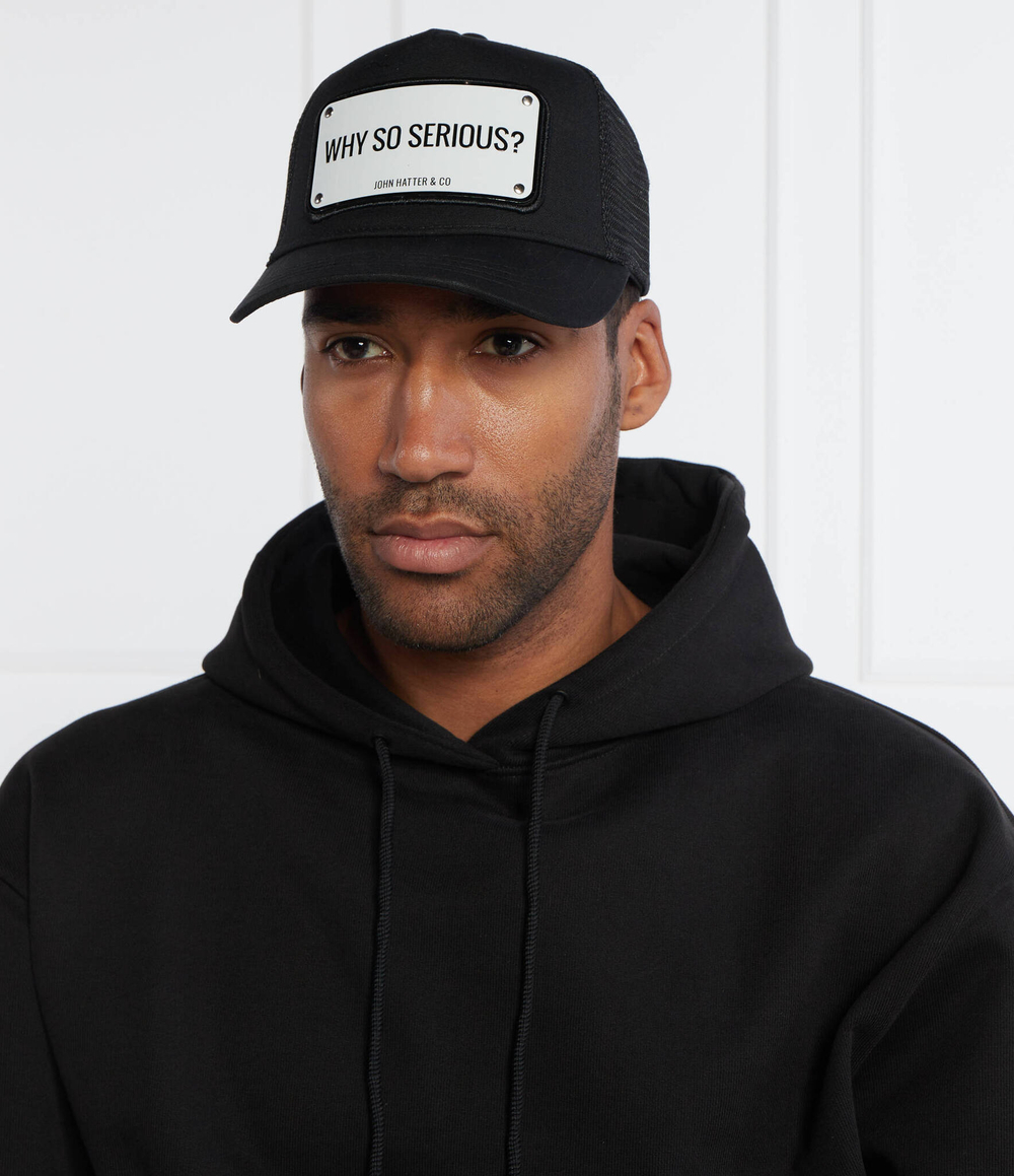 Кепка WHY SO SERIOUS? John Hatter - черный(1-1009-U00)