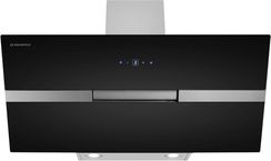 Вытяжка Maunfeld MERSEY 90 нерж/черное стекло