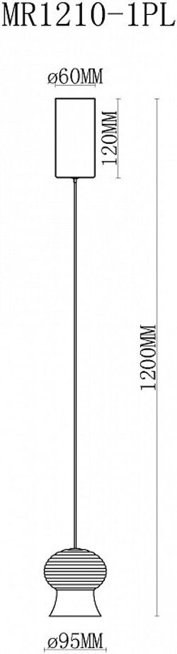 Подвесной светильник MyFar Jane MR1210-1PL
