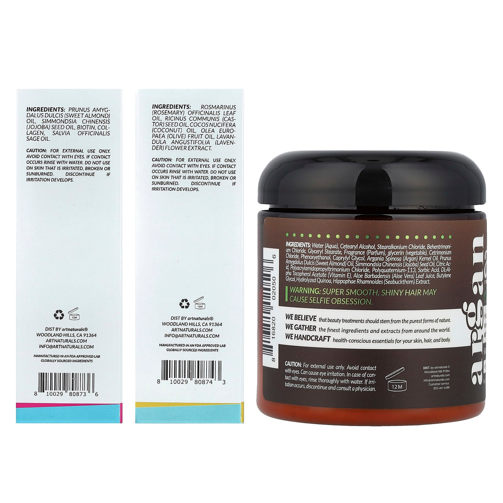 artnaturals, эксклюзивный набор iHerb для здоровья волос, 5 предметов