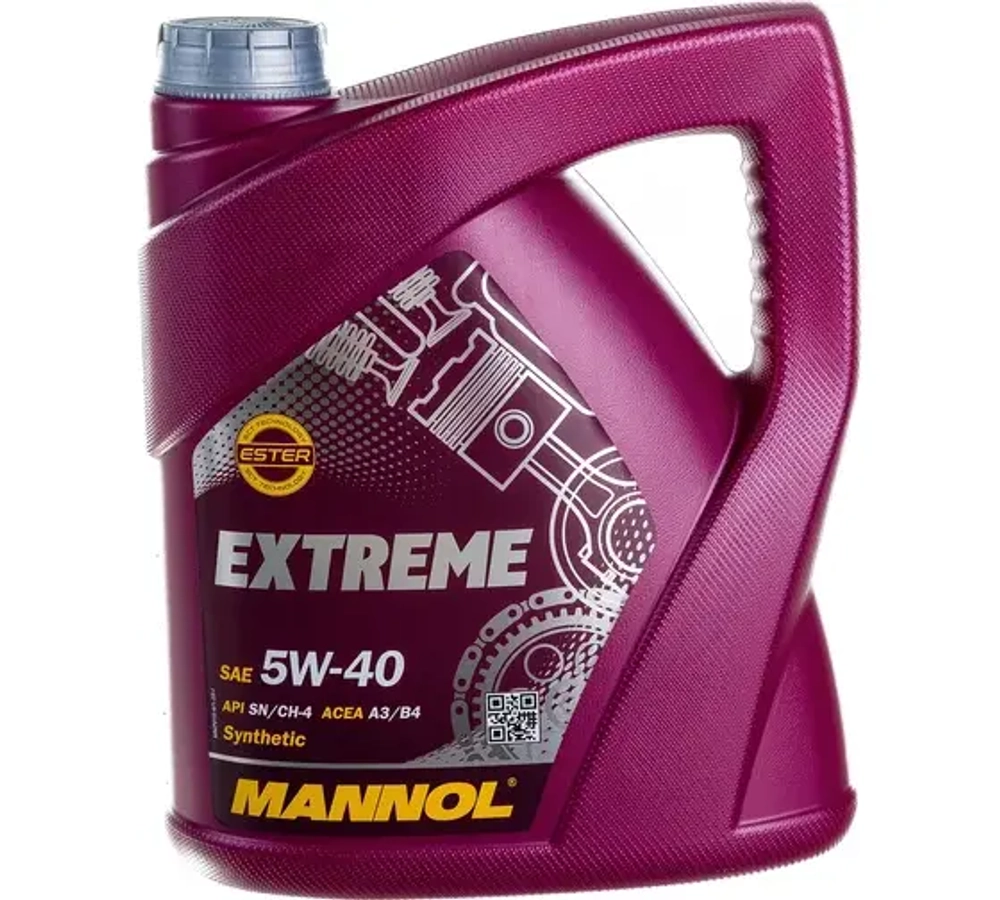 Масло Mannol Extreme 5W40 SN/CH A3/B4 (4л) синтетика