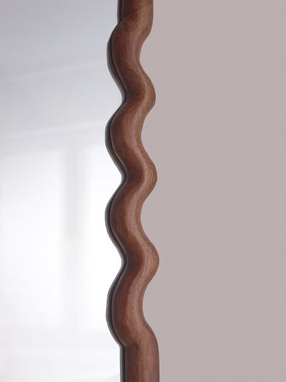 Зеркало fluid, 54х180 см, коричневое