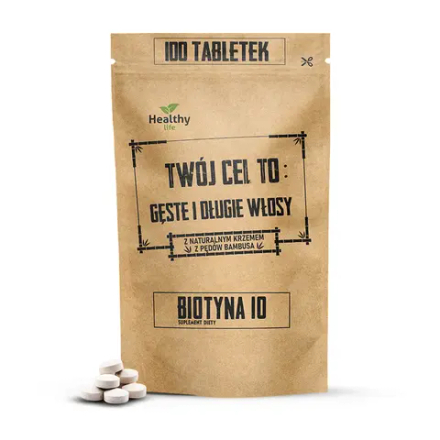 Биотин 10 с натуральным кремнием - 100 таблеток