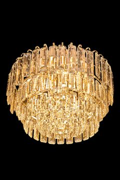 Потолочная люстра 8*Е14 LE9017/400P GD золото Catherine Leon