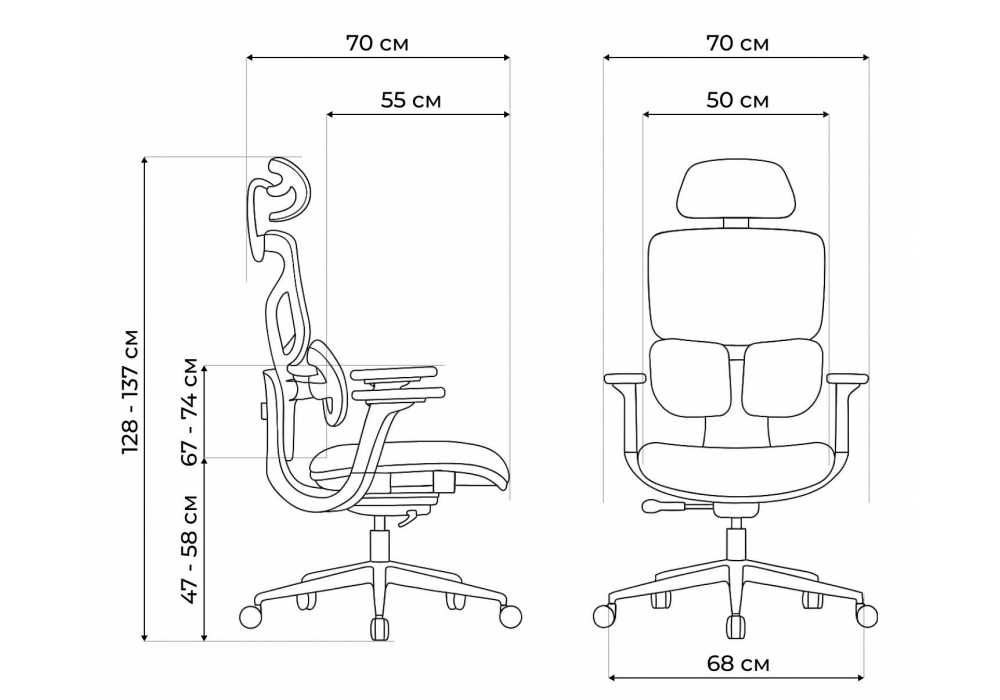 Офисное кресло Woodville Samur black, gray