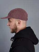Купить Кепка Antisocial 5 panel Velvet Пыльная Роза Кепка Antisocial 5 panel Velvet Пыльная Роза