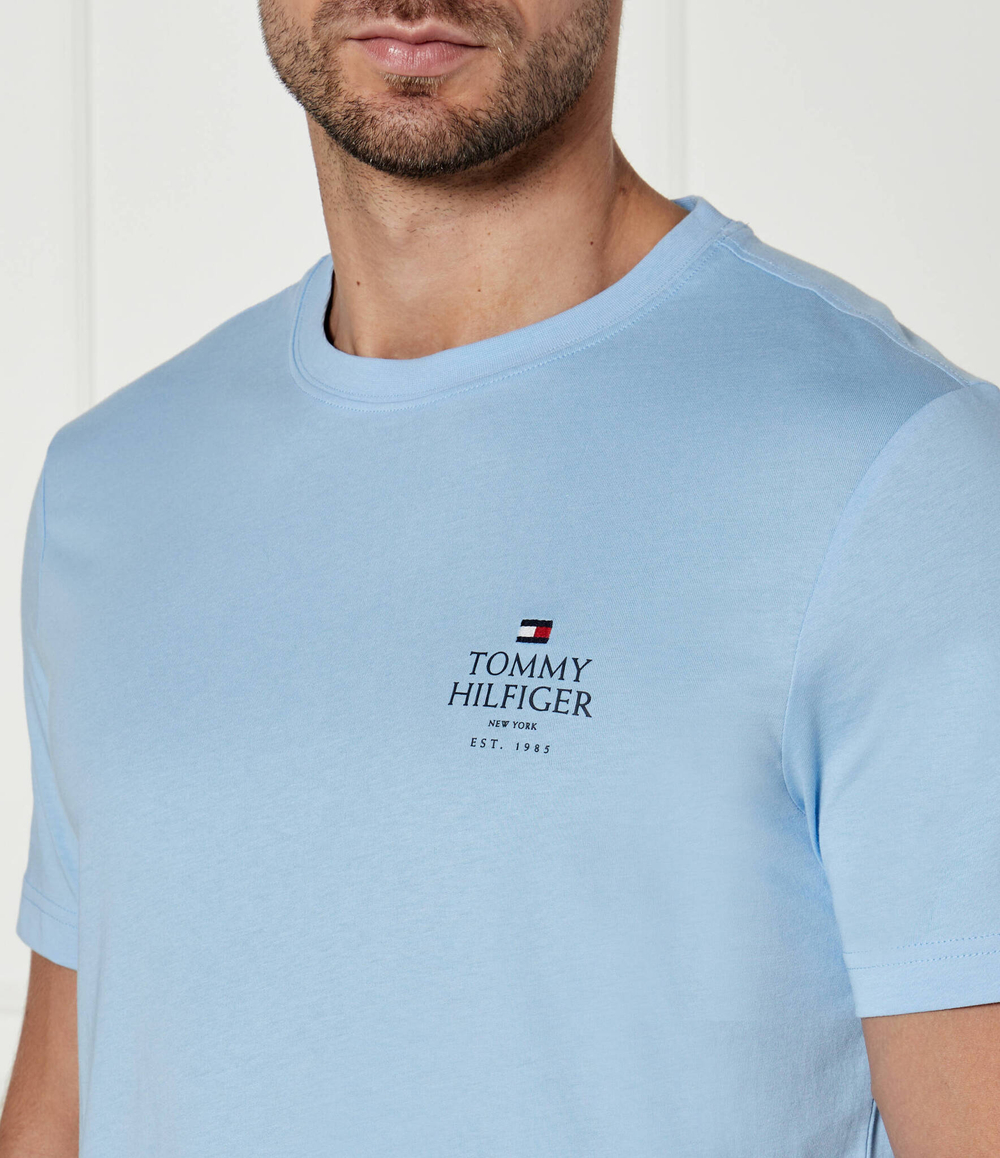 Футболка Tommy Hilfiger - голубой(MW0MW36500)