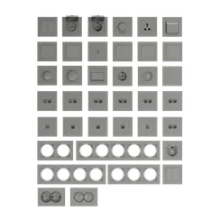 Donel A07 матовый титан клавиша 1-я, серия DB