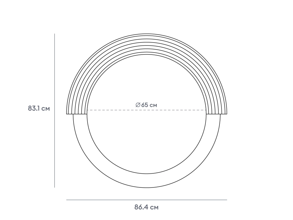 Зеркало Merch