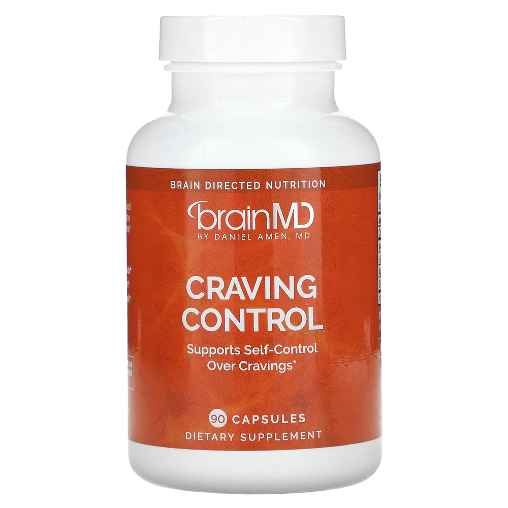 BrainMD, Craving Control, средство для контроля аппетита, 90 капсул
