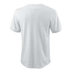 Мужское теннисное поло Wilson Stripe T-Shirt Men - White
