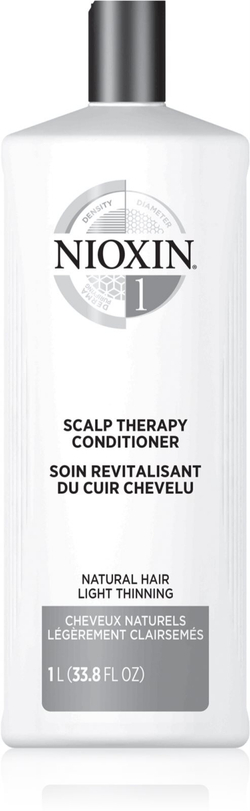 Nioxin System 1 Scalp Therapy Revitalising Conditioner - кондиционер глубокого действия для истонченных волос /   1000  ml  / GTIN 8005610498690