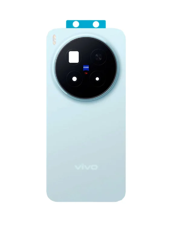 Задняя крышка для Vivo X300 Pro голубая (Blue) со стеклом камеры