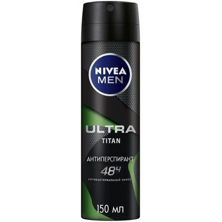 Дезодорант-антиперспирант спрей Nivea Men Ultra Titan 150мл
