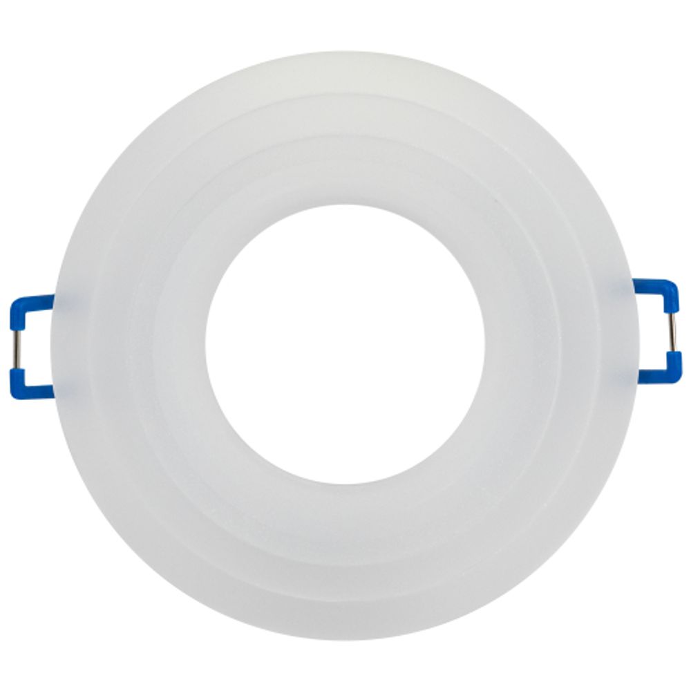 Светильник встраиваемый декоративный ЭРА DK105 WH под лампу MR16 GU5.3 белый | Декоративные встраиваемые светильники