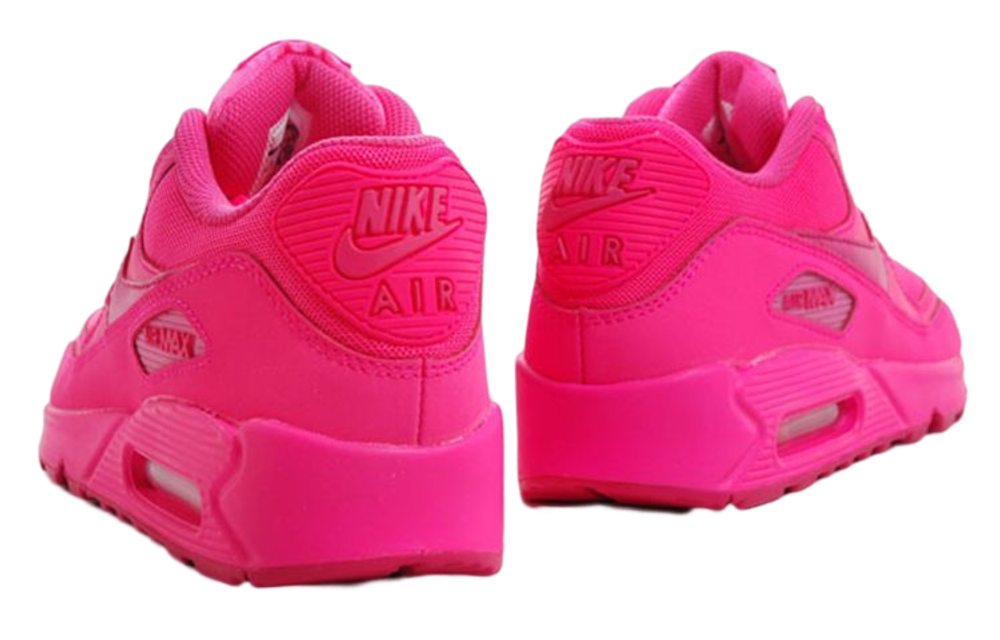 Nike Air Max 90 Hyper Pink retro comfortable daily low-top running shoes GS Pink