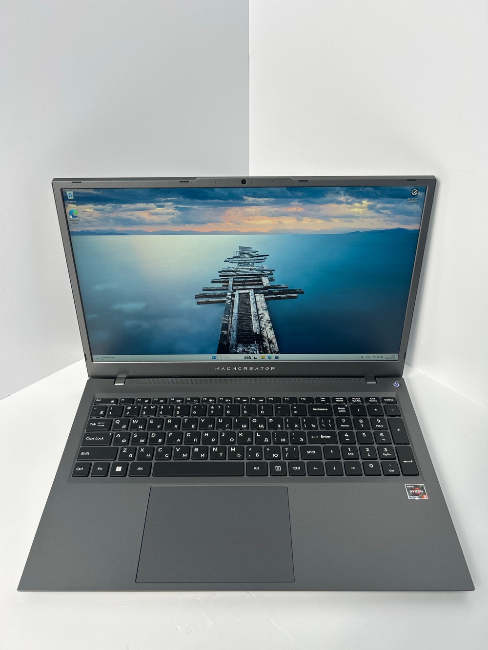 Ноутбук Machcreator Cosmos R17 (JJ00GG00GRU) 17.3"/AMD Ryzen 5 7430U/RAM 16GB/SSD 512GB/AMD Radeon Graphics/1920x1080/IPS 120Hz/Win11/Подсветка кл-ры: LED/Серый Состояние: A1