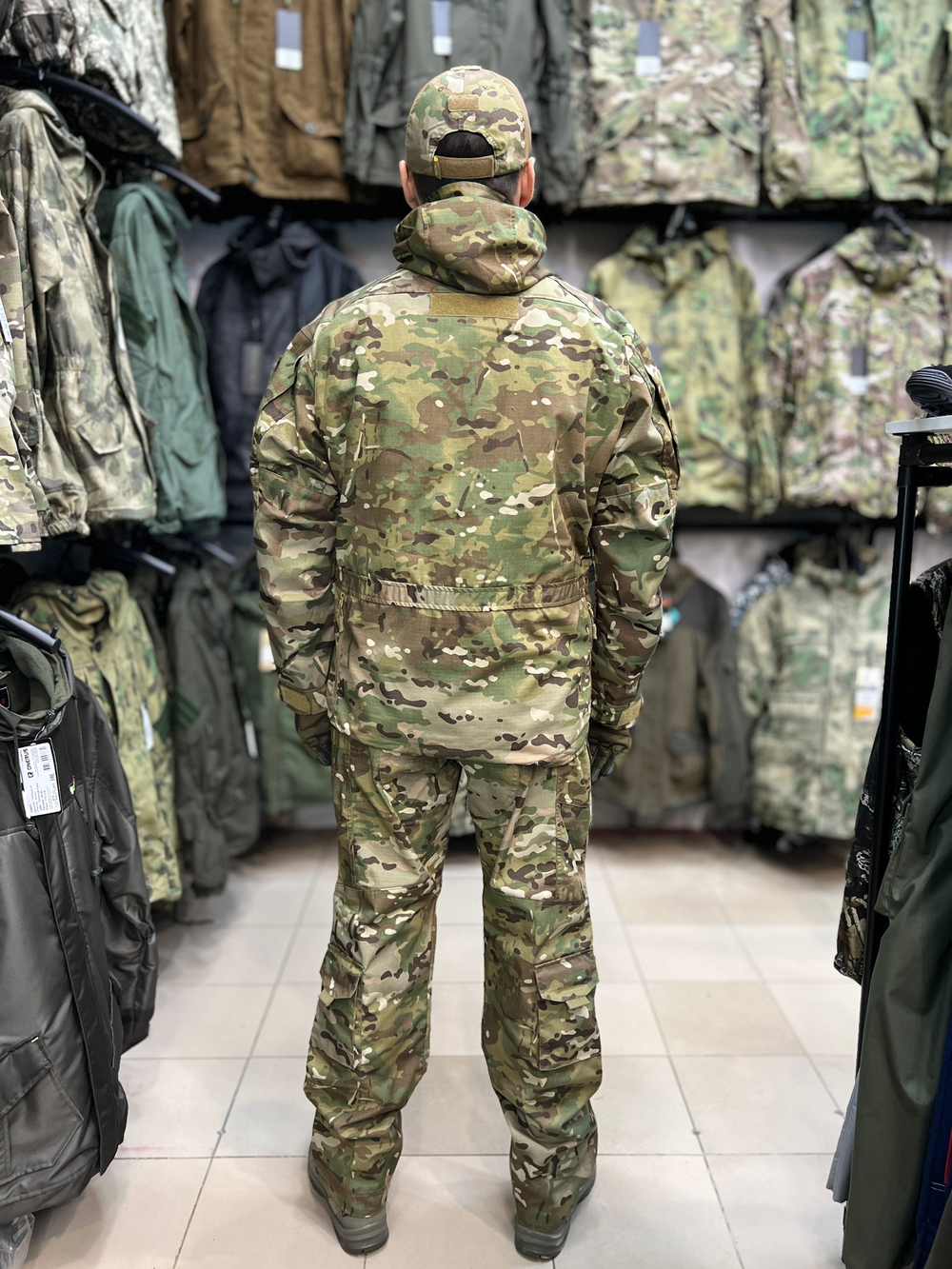 Костюм тактический Rescuer Мультикам (RipStop, MOLLE, демисезон)