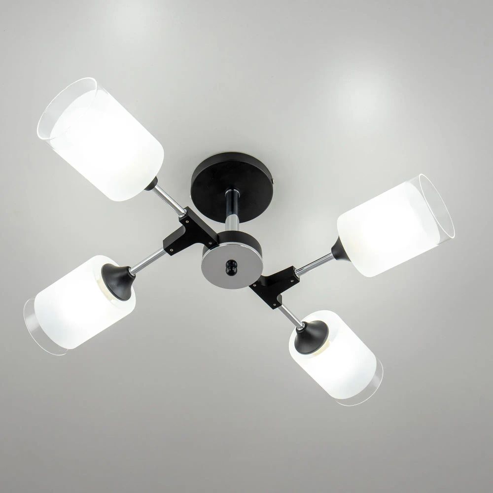 Citilux Эрик CL136145 Люстра потолочная Чёрная