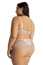 Бюстгальтер Bliss с мягкой чашкой и кружевом с ресничками (Размер: 80F) (Цвет: кофейный)