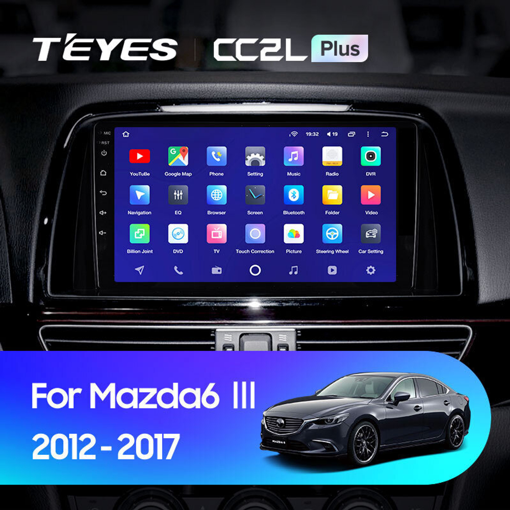 Teyes CC2L Plus 9" для Mazda 6 III 2012-2017