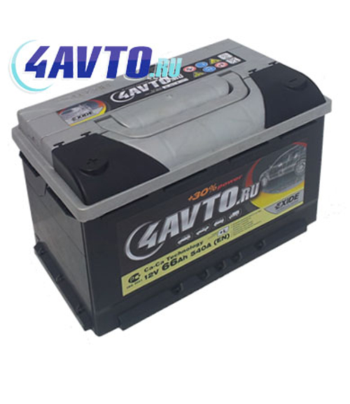 Аккумулятор 6СТ-66 А.ч., п.п., L+, 4AVTO.RU
