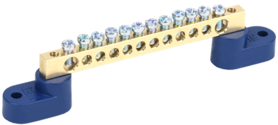 Шина N "ноль" на двух угловых изоляторах