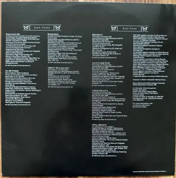 Mariah Carey - N1s - Metallic Silver & Black Swirl - 2LP