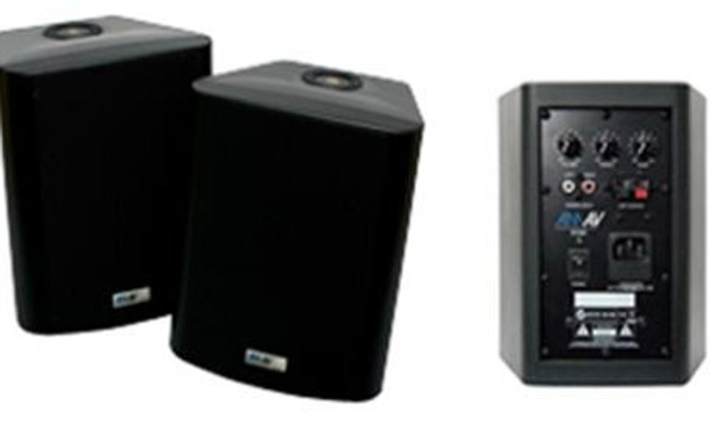 AMIS ST30P Активные АС, 30 Вт, в паре 1 активная+1 пассивная, цвет - черный