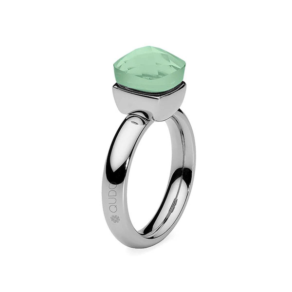 Кольцо Qudo Firenze chrysolite 17.2 мм 610146/17.2 G/S размер 17,2