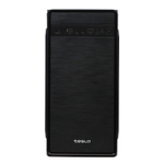 Корпус TESLA 1708BM, Без БП, mATX, чёрный, 2xUSB2 (TSL-1708-BM)