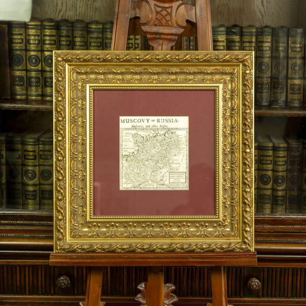 Карта «Московия или Россия (Московия или Белая Россия»)