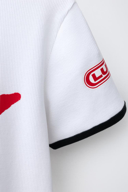 ZARA ФУТБОЛКА В РУБЧИК С ПРИНТОМ BILLIE EILISH ® LASH MUSIC ©, БЕЛЫЙ