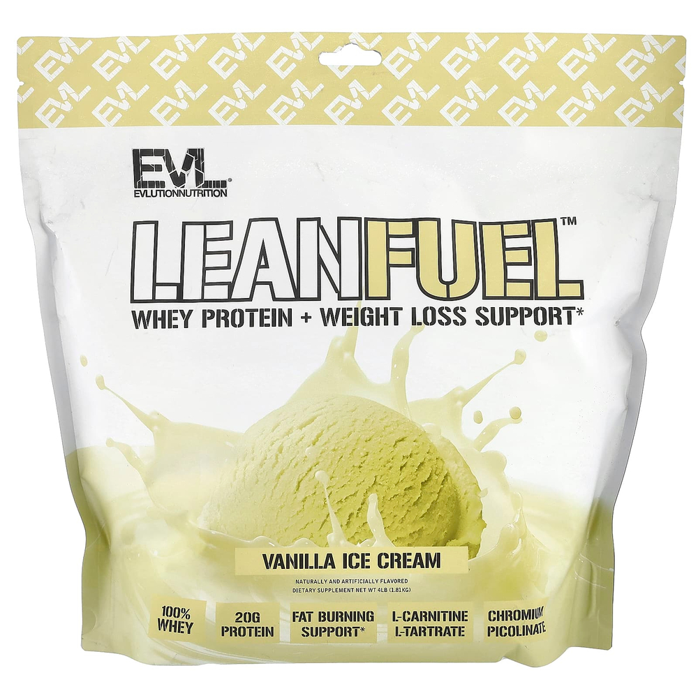 EVLution Nutrition, LeanFuel ™, ванильное мороженое, 1,81 кг (4 фунта)