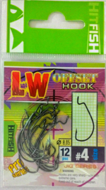 Крючок офсетный HitFish LW Offset Hook (LWO)