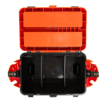 Ящик рыболовный зимний Helios FishBox TROUT с карманами, Оранжевый