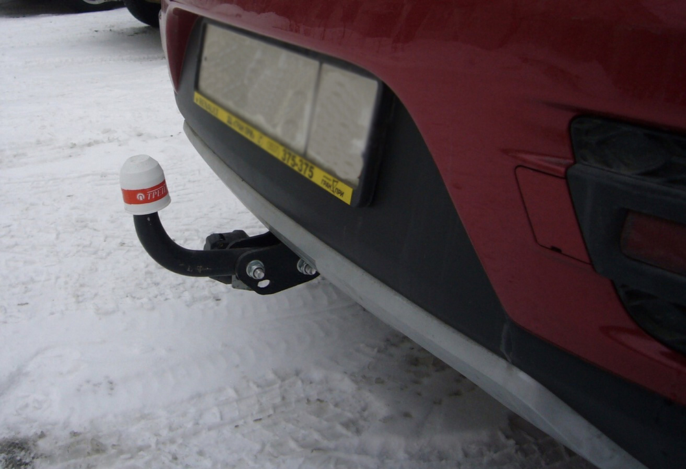 Фаркоп Renault Sandero 2014-2022, Renault Sandero Stepway 2014-2022, условно-съемный,(без электрики) Трейлер.9031