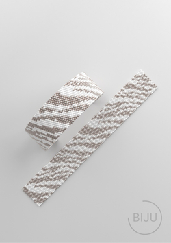 Схема PEYOTE, Схема браслета мозаичное плетение, узор из Miyuki Delica 11/0, файл PDF, №285