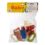 Набор погремушек 4шт, пакет 2852-3