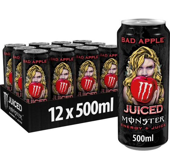 Энерг.напиток Монстер Bad Apple 500 мл.(12)  АТ