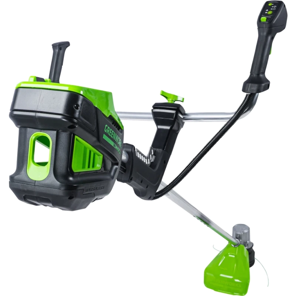 Аккумуляторный триммер Greenworks TB201H 82В (1 x 8 Ач, ЗУ) захват 460 мм, 6.7 кг, 2112407UH